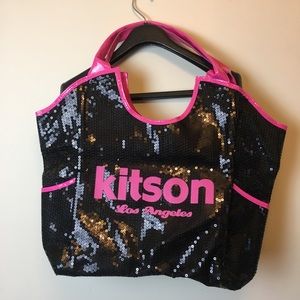 Kitson sequin beach bag